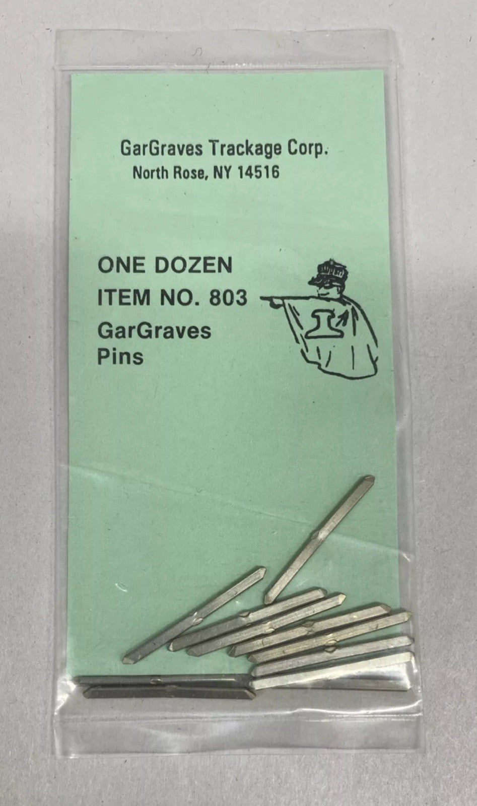 GarGraves  #803 Pins 1-Dozen