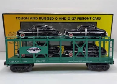 MTH 30-7682 New York Central Auto Carrier Flat Car w/Ert 49' Mercuries