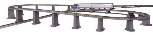 MTH 40-1033: RealTrax - 24-Piece Graduated Trestle System