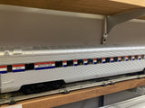 MTH Premier Amtrak 20-65198:  5-Car 70' Streamlined Passenger Set (Ribbed Sided)