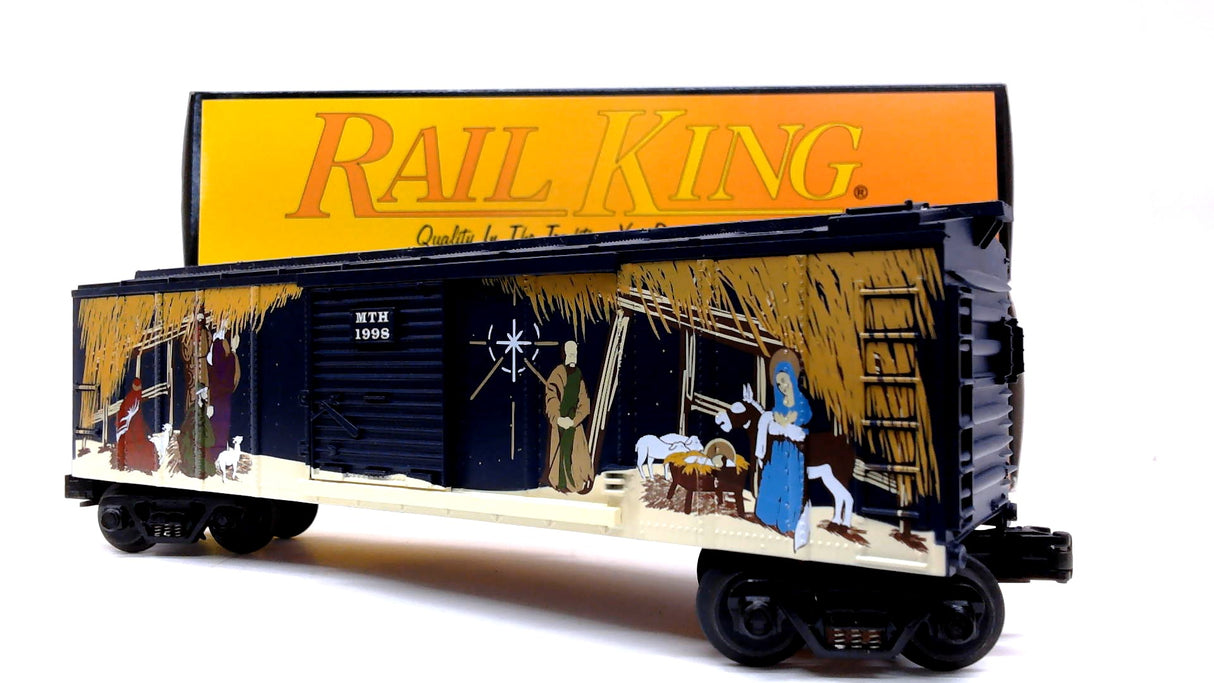 MTH Railking: 30-7426: 1998 Holiday Box Car