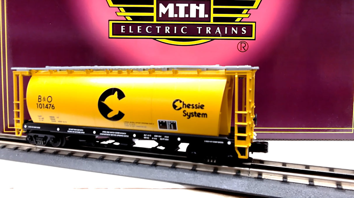MTH Premier 20-97405: Chessie Cylindrical Hopper Car