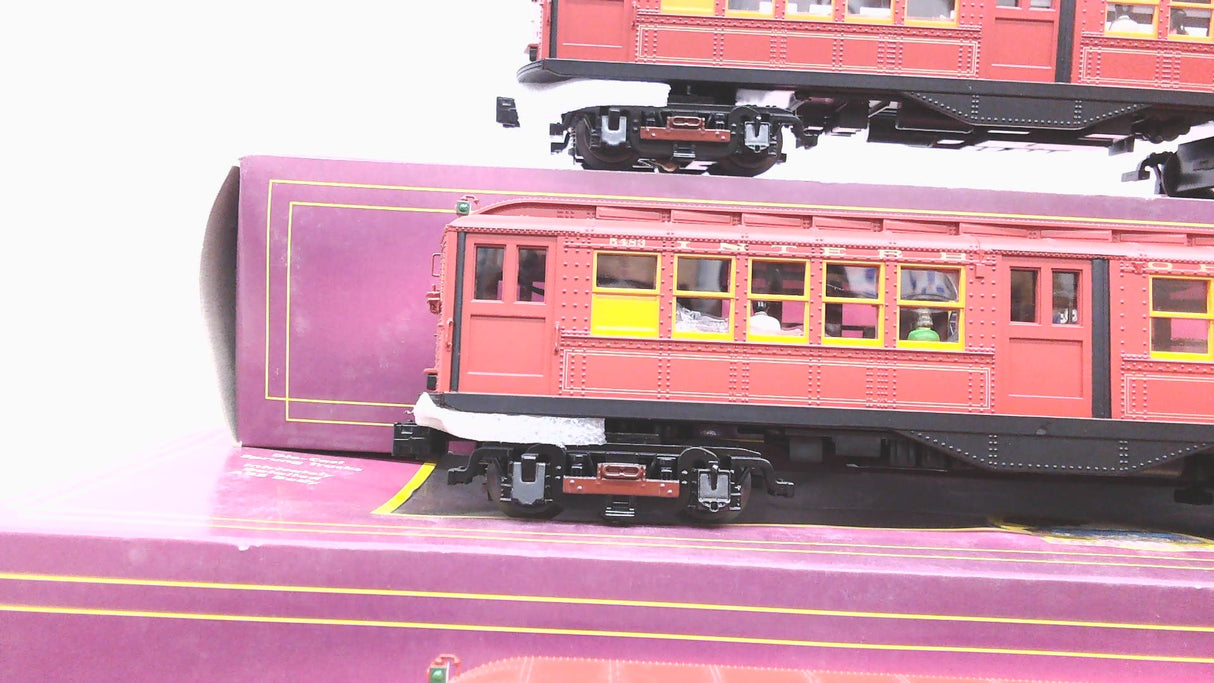 MTH Rail King 30-2448-1: LO-V 4-Car Subway Set with Proto-Sound 2.0